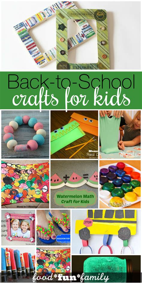 16 Back to School Crafts for Kids {Craft Round-up}