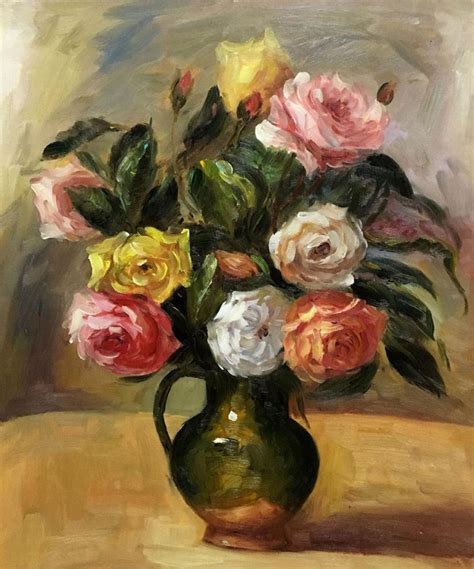 Bouquet of Roses - Pierre-Auguste Renoir