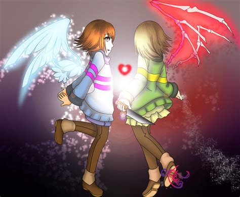 Frisk-Chara by MinMG-Adariathes on DeviantArt