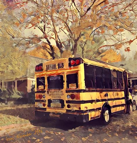 School Bus Painting