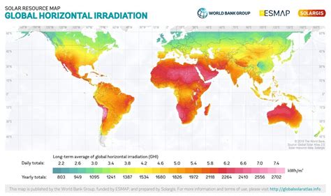 Solar Irradiance Calculator (with Map) - Footprint Hero