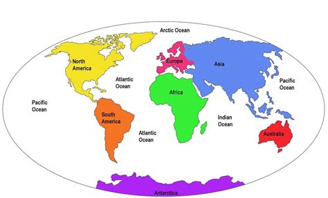 World Map Continents And Countries Labeled Hd Images 3 HD Wallpapers | isghd.com | World map ...