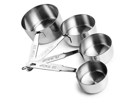 Stainless Steel Measuring Cups - Ibili - Meilleur du Chef