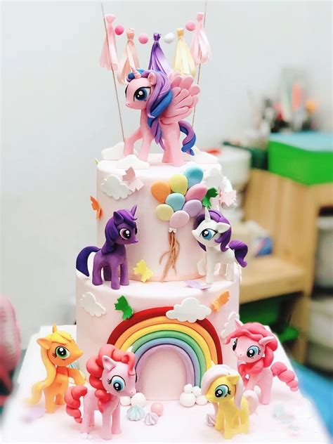 My Little Pony, Pony Squad Cake Topper, Personalised - Etsy