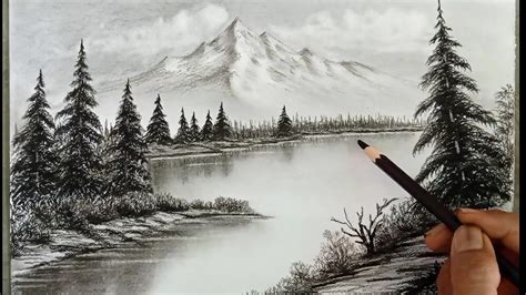 Create Stunning Landscape Art with a Simple Pencil Drawing – Step by Step Guide Inside ...