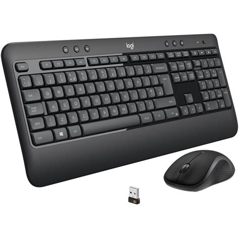 LOG920008671 - Logitech MK540 Wireless Keyboard Mouse Combo - USB Wireless RF Keyboard - Black ...