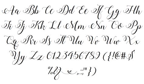 Calligraphy Alphabet Different Types Of Fonts To Write - Lanarra