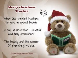 Christmas Messages for Teachers – Wordings and Messages