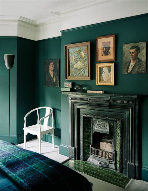 Designer Audrey Carden's transformation of her London house | Dark green living room, Victorian ...