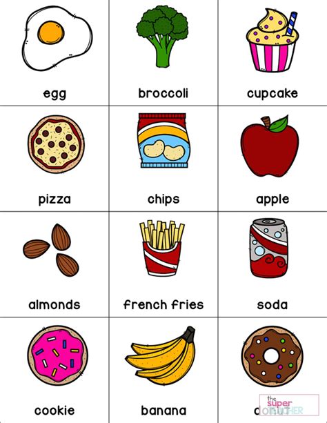 Healthy Foods Worksheet [FREE DOWNLOAD] - The Super Teacher | Healthy and unhealthy food ...