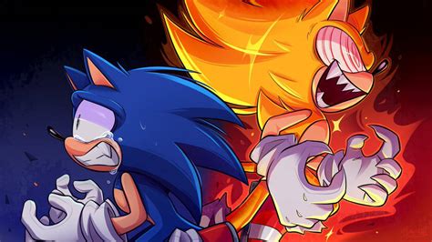 Sonic vs fleetway Sonic by helenapalomino2 on DeviantArt