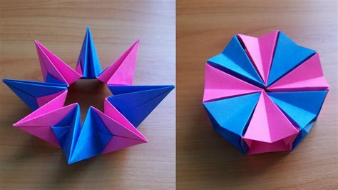 DIY How To Fold an Easy Origami Magic Circle Fireworks. Fun Paper Toy Not Only For Kids