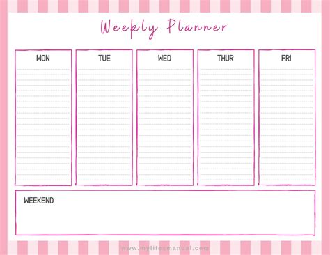 Weekly Planner Printables