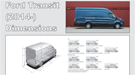 Ford Transit Dimensions | VanGuide.co.uk - The Van Experts | Ford transit, Vw transporter ...