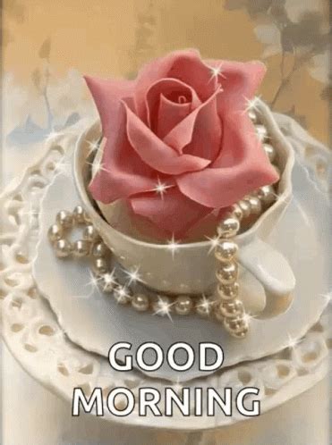 Good Morning Rose GIF - GoodMorning Rose Flower - Discover & Share GIFs