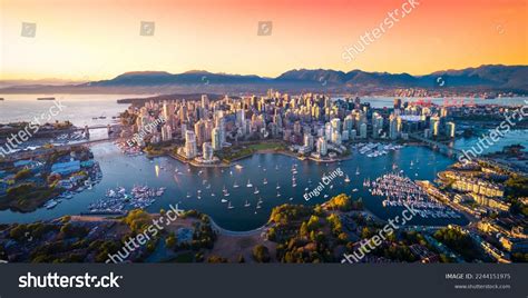 Beautiful Aerial View Downtown Vancouver Skyline Stock Photo 2244151975 | Shutterstock