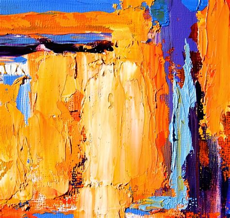 Paintings by Theresa Paden: Abstract Oil Painting with Thick Paint and Bright Colors by Theresa ...