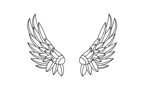 Angel Wings SVG Cut file by Creative Fabrica Crafts · Creative Fabrica