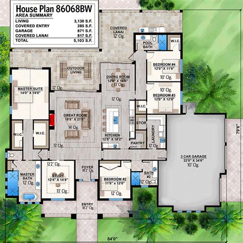 Single Storey House Plan