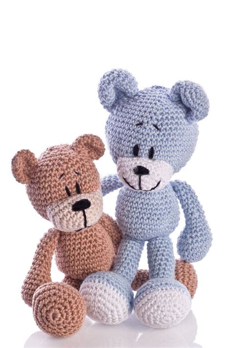 Couple of teddy stock image. Image of wool, handmade - 32893565