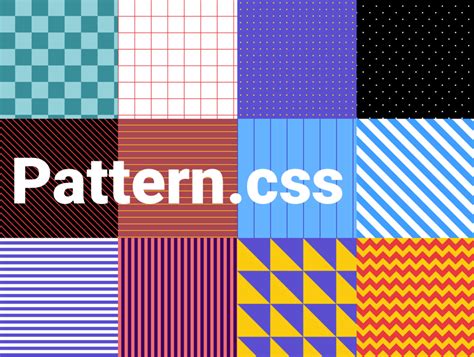 pattern.css - Background Patterns in CSS