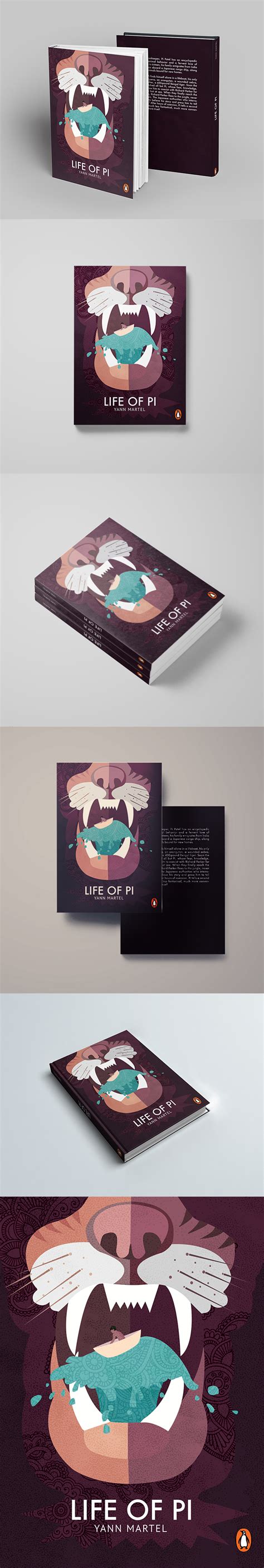 Life Of Pi | Book Cover on Behance