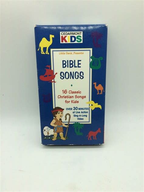 Bible Songs - 16 Classic Christian Songs For Kids - VHS (Cedarmont Kids Video) | eBay in 2020 ...