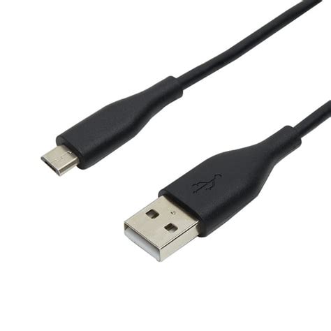 Onn Micro USB Charging Cable 3', Black - Walmart.com - Walmart.com