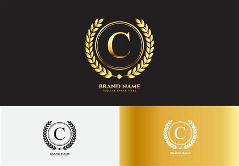 Letter C gold luxury logo concept 4649781 Vector Art at Vecteezy