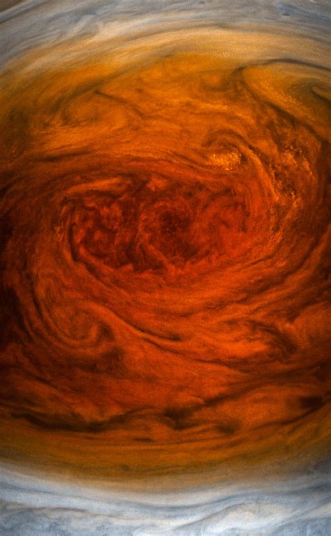 Juno Captures Close-Up Views of Jupiter’s Great Red Spot | Space Exploration | Sci-News.com