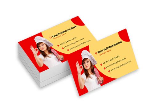 Free Customizable Food Business Card Templates | DocHipo