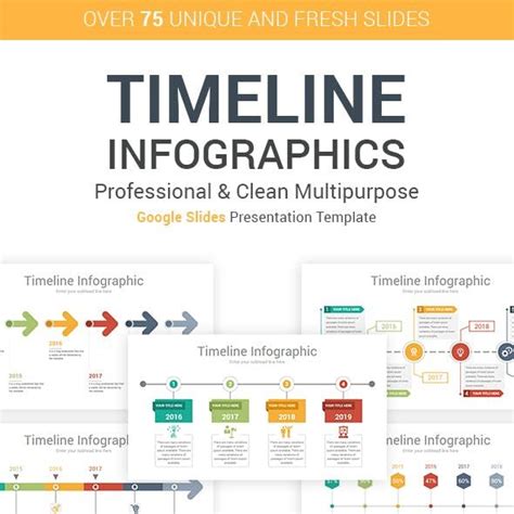 Timeline Infographics Google Slides Presentation Template diagrams ...