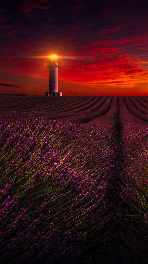 Winter Sunset Lighthouse Wallpapers - Wallpaper Cave