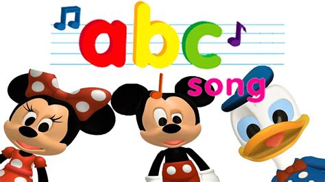 MIKEY MOUSE ABC SONG Mickey Nursery Rhymes! | 🎼 Disney Junior Music Nursery Rhymes | Disney ...