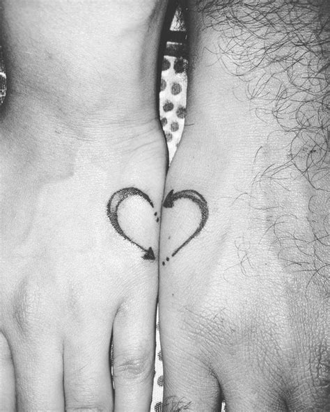 Heart Tattoo Designs For Couples In Love - Photos Idea