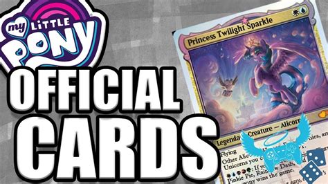 Official My Little Pony MTG Cards | Extra Life Magic: The Gathering Charity Event - YouTube