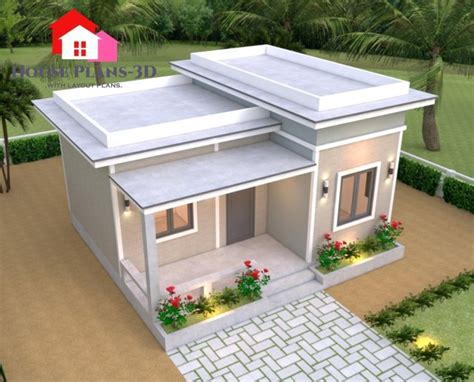 One Bedroom Flat Roof 04 - Pinoy House Plans