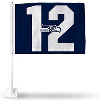 Amazon.com : Seattle Seahawks 12th Man Car Flag : Outdoor Banners : Sports & Outdoors