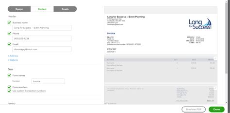 Quickbooks Online Invoice Templates – PARAHYENA