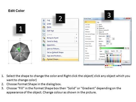 PowerPoint Template Chart Quadrant Diagram Ppt Design