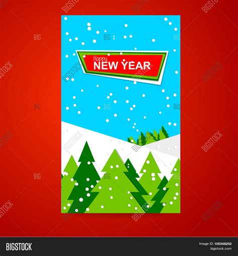 New Year Design. Vector & Photo (Free Trial) | Bigstock