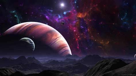 Planets Galaxy Stars Live Wallpaper - MoeWalls