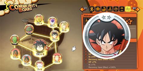 Dragon Ball Z: Kakarot - How To Use Soul Emblems And The Community Board