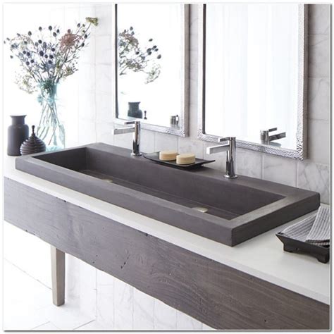 48 Inch Vanity With Trough Sink - Sink And Faucet : Home Decorating Ideas #xZ2a5y32O9