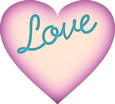 Pink Love Heart - ClipArt Best