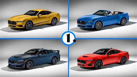 See The 2024 Ford Mustang Show Off All 12 Of Its Exterior Colors