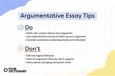 How To Write a Compelling Argumentative Essay: Expert Tips & Guide | YourDictionary