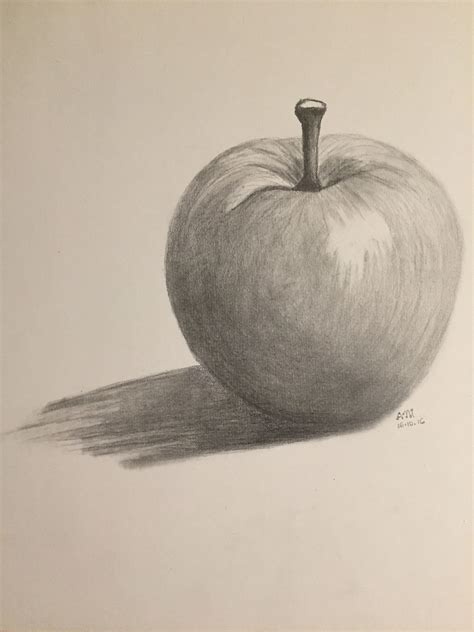 How to draw an apple tutorial step by step – Artofit