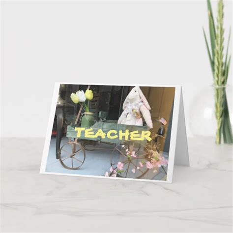 HAPPY EASTER TO A SPECIAL ***TEACHER*** CARD | Zazzle