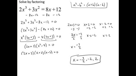 How Do You Solve Polynomial Equations By Factoring - Tessshebaylo